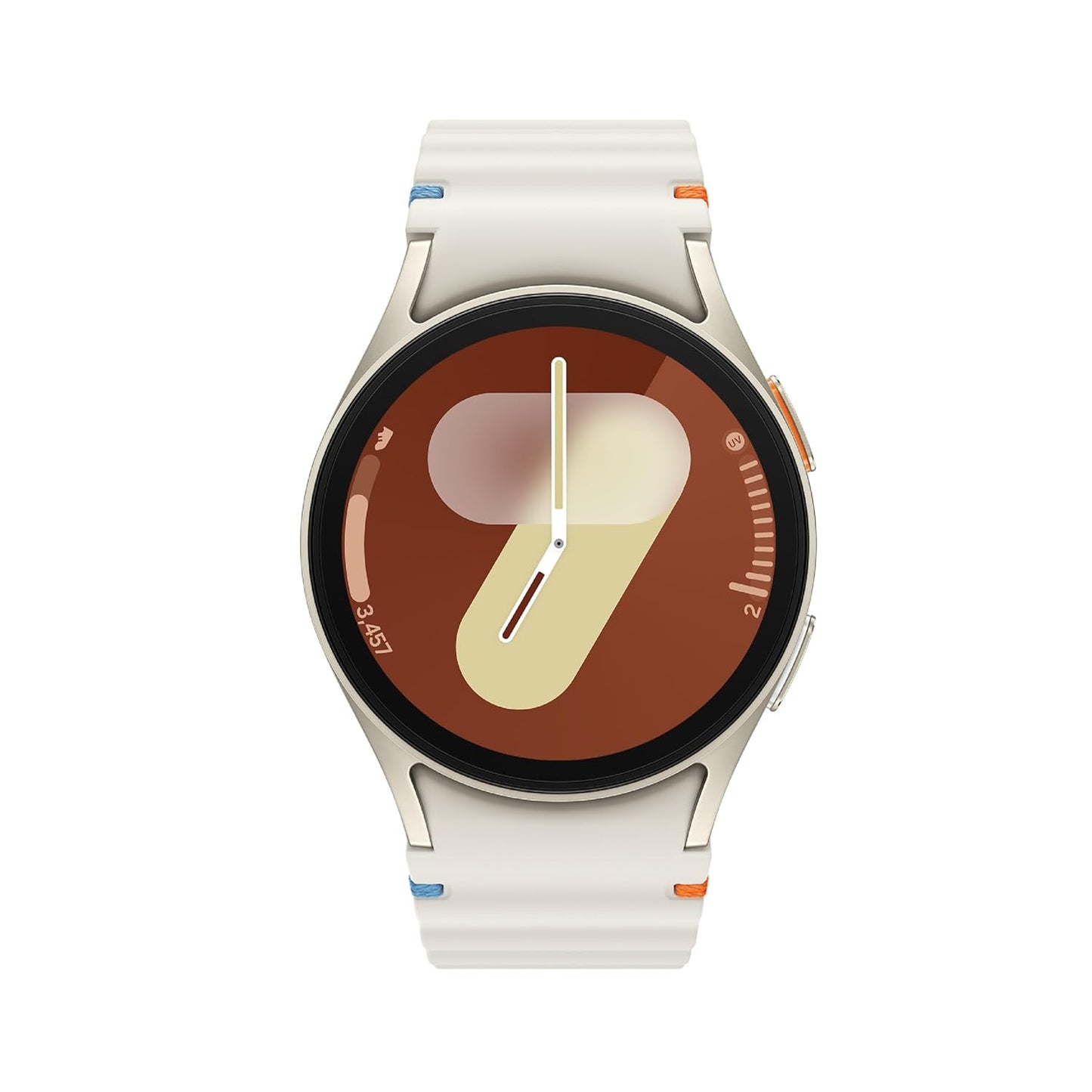 Samsung Galaxy Watch 7 (40mm, Cream, BT) with 3nm Processor | Dual GPS | Sapphire Glass & Armour Aluminum | 5ATM & IP68 | HR, SpO2, BP & ECG Monitor