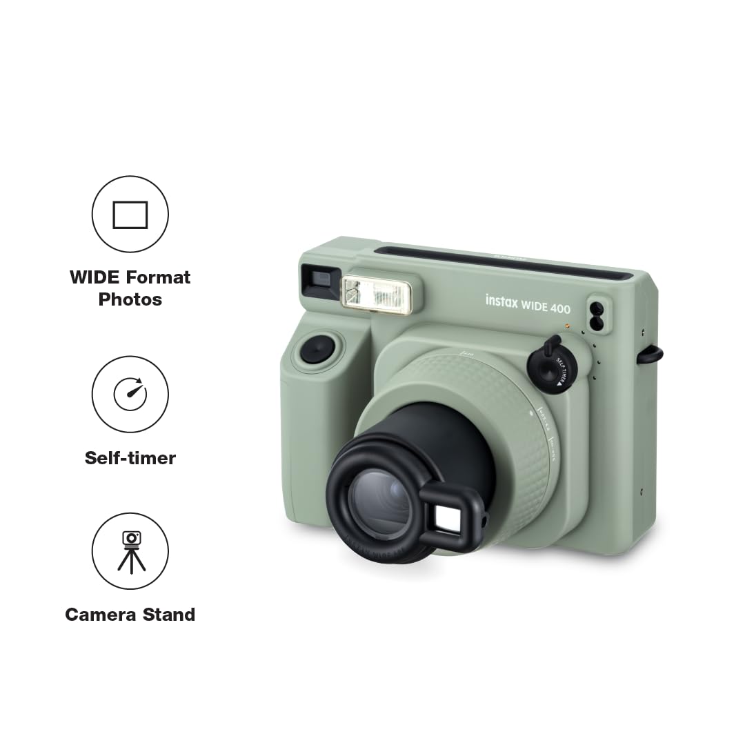 Fujifilm Instax Wide 400 Starter Kit Plus Green - 20 Shots