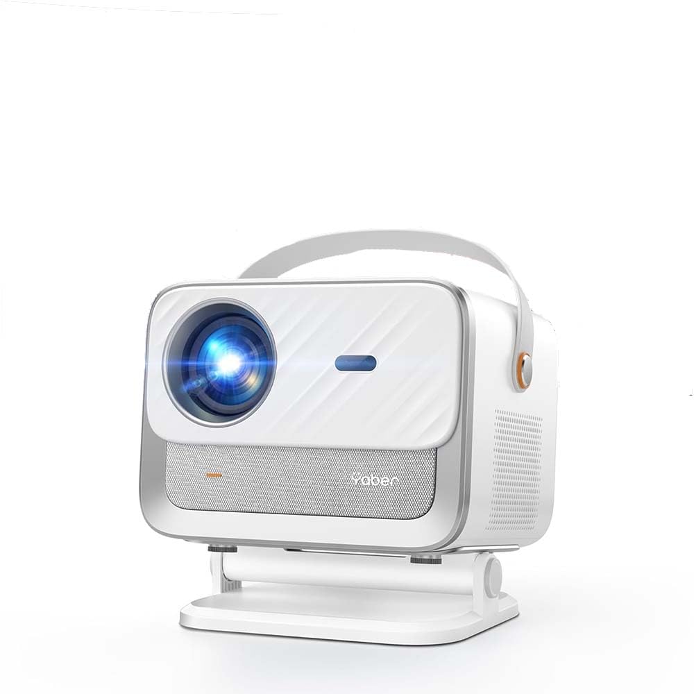 YABER V12 Projector with WiFi6 and Bluetooth 5.2, 700 ANSI 1080P Outdoor Movie Projector, 20W Speakers, Auto Focus & Keystone, Smart Home Theater Proj