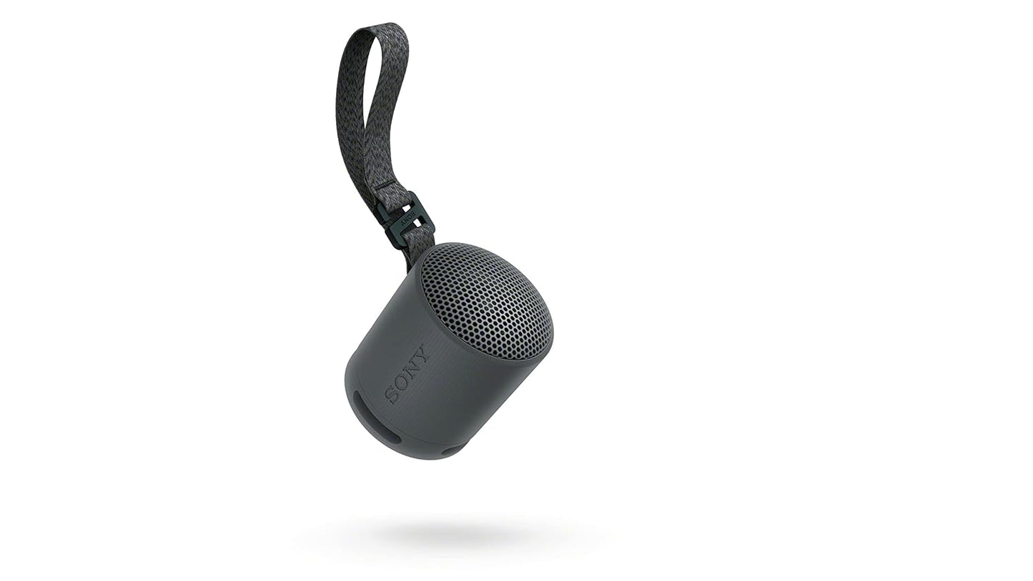 SONY SRS-XB100 Portable SuperCompact,Waterproof,16Hrs Battery,Extra Bass,Built-In Mic Bluetooth Speaker (Open box)