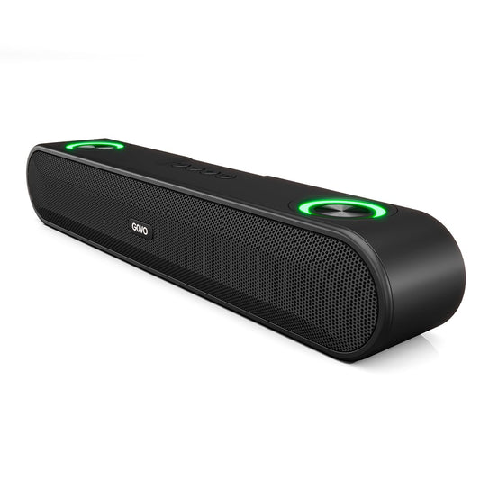 GOVO GOSURROUND 200 | 2000 mAh Battery 16 W Bluetooth Speaker  (Platinum Black, 2.0 Channel)